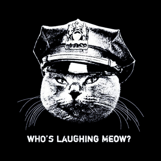 Who Is Laughing Meow Geek T-Shirt