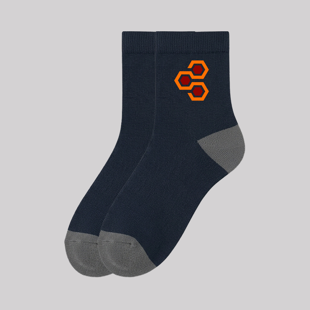 Overlook Hex Geek Cotton Daily Socks