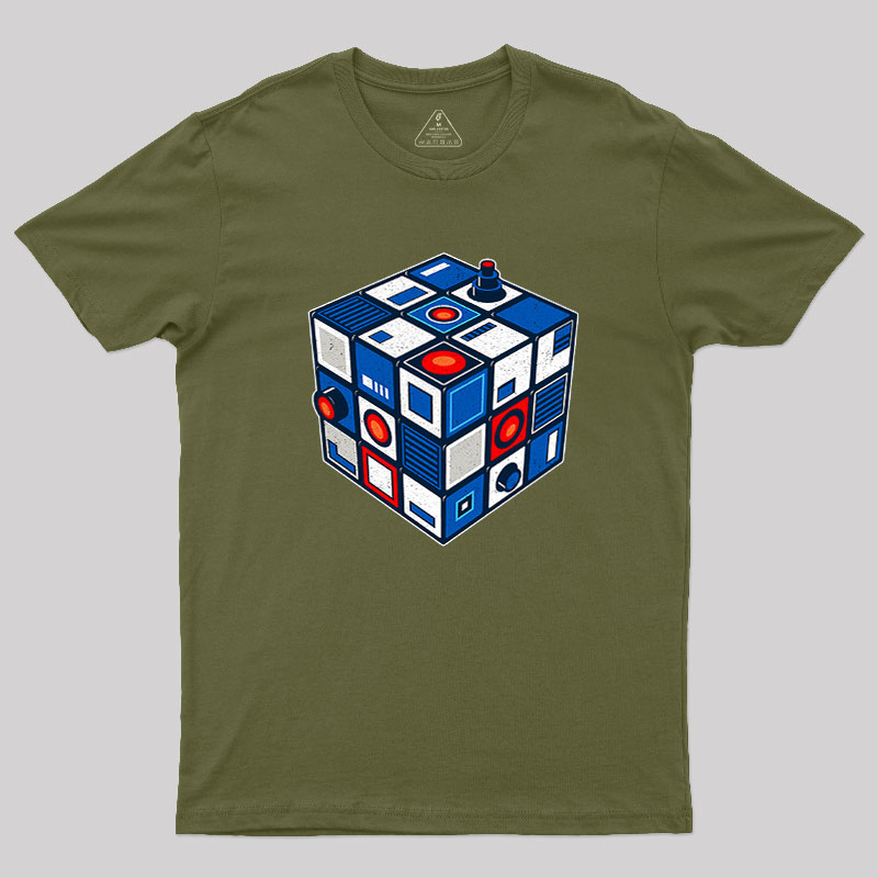 Droid Cube Geek T-Shirt