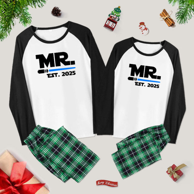 Mr and Mrs Couple Pajama Sets