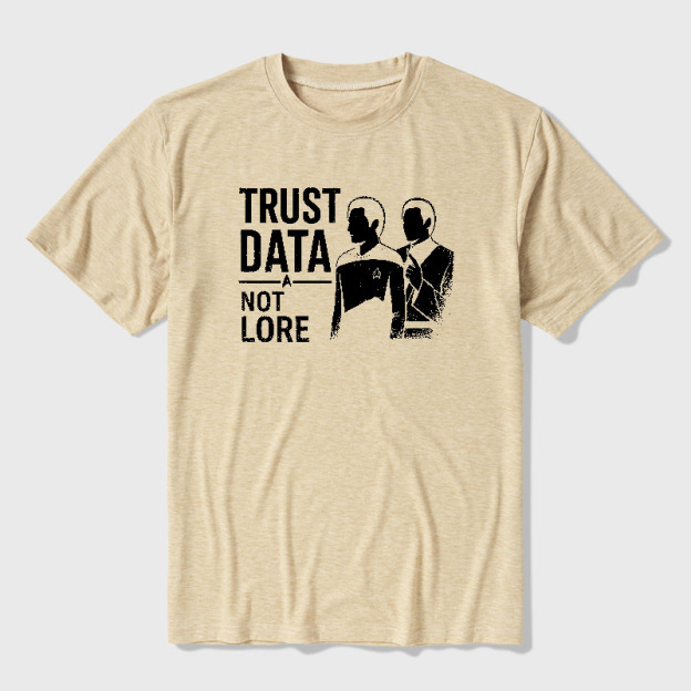 Trust Data Not Lore Ultra Soft Heather Tee