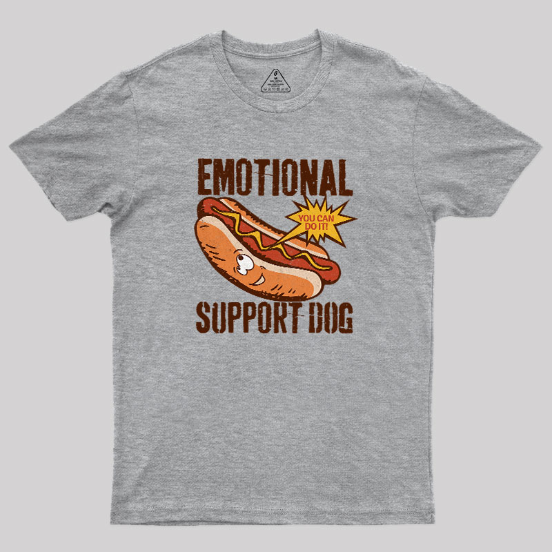 Emotinal Support Dog Geek T-Shirt