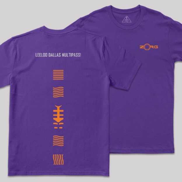 The Fifth Element Front and Back Printing Geek T-Shirt