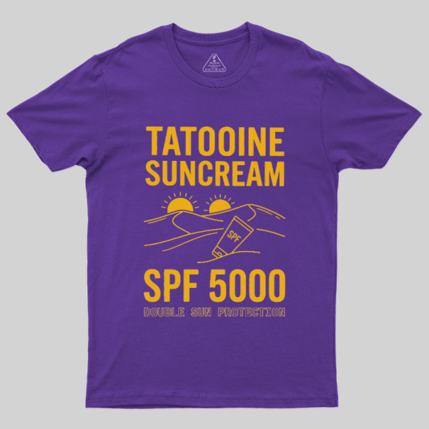 Two-Sun Desert Sunscreen Geek T-Shirt