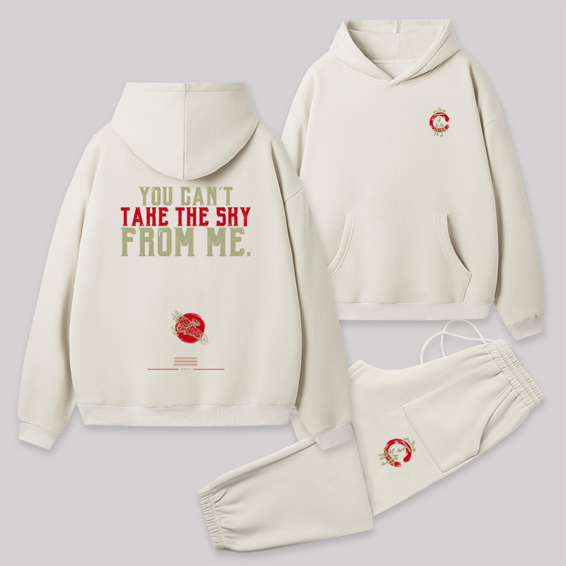 Serenity Front and Back Printed Geek Fleece Hoodie Set
