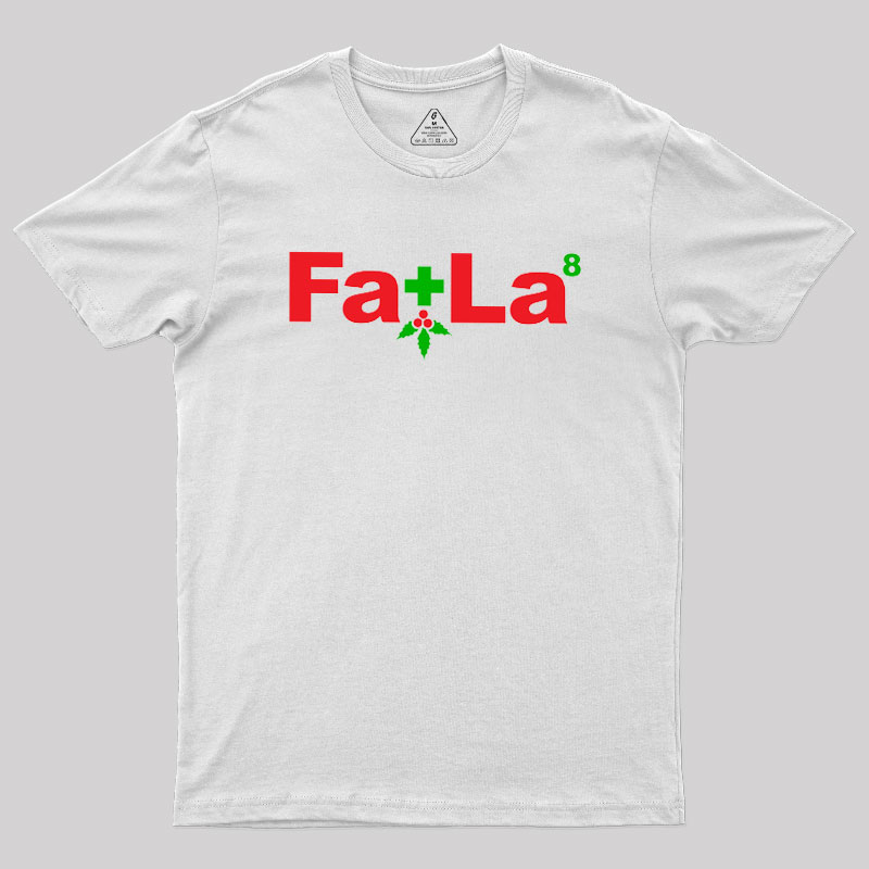 Fa La Equation Christmas Geek T-Shirt