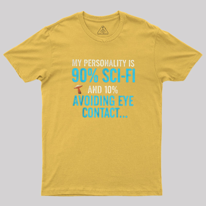 90% Sci-fi 10% Awkward Geek T-Shirt
