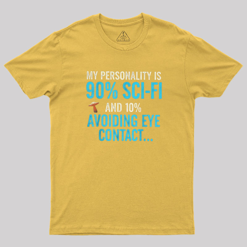 90% Sci-fi 10% Awkward Geek T-Shirt