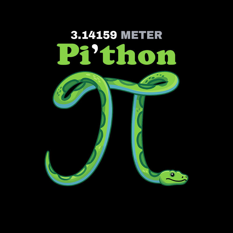 Pi-thon Geek T-Shirt
