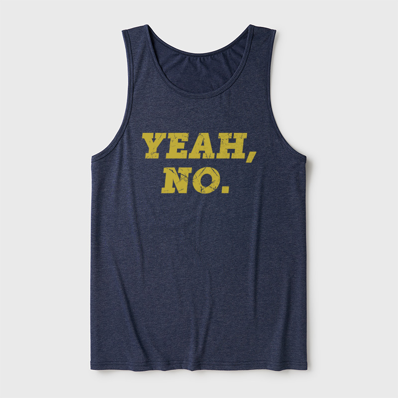 Yeah No Ultra Soft Heather Tank