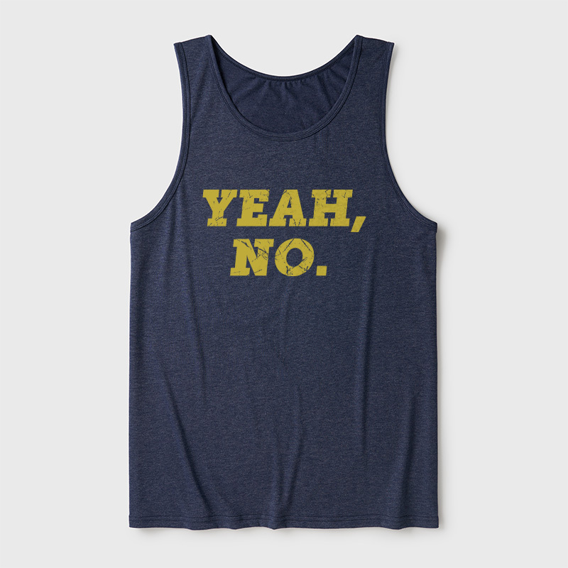 Yeah No Ultra Soft Heather Tank