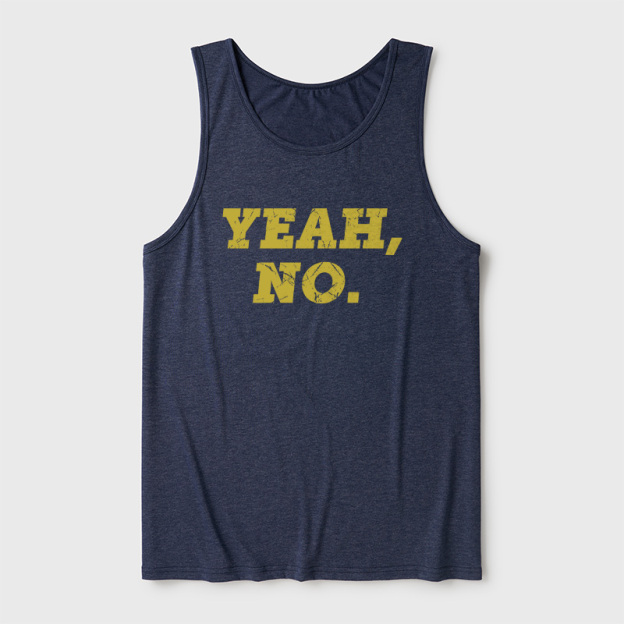Yeah No Ultra Soft Heather Tank