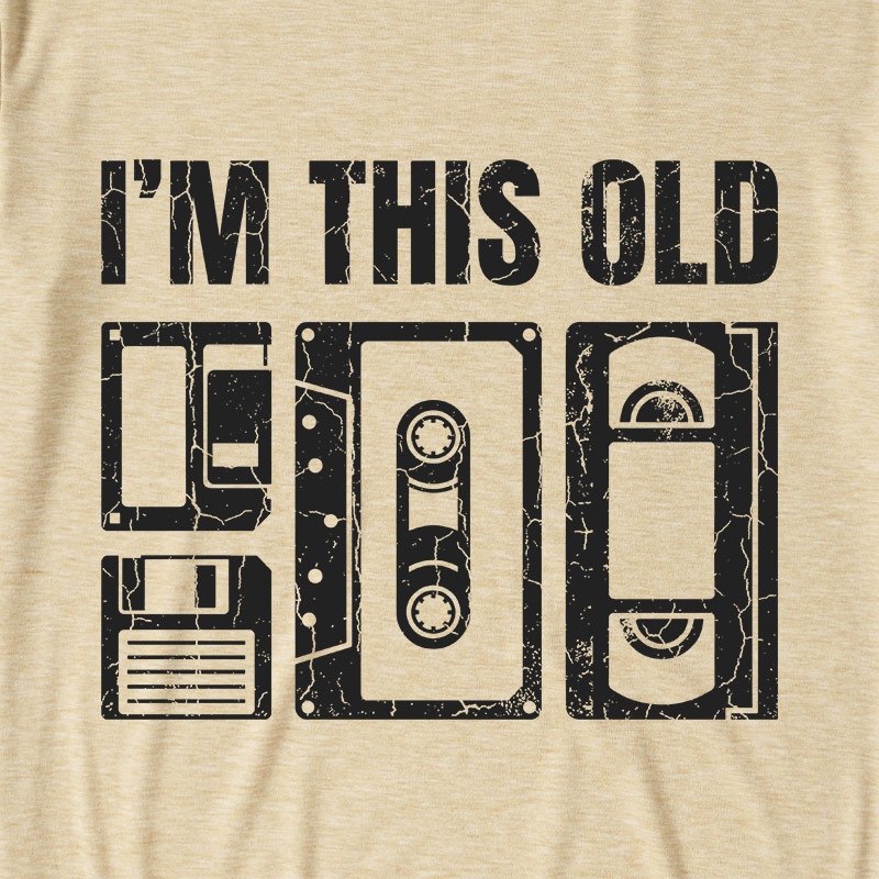 Im This Old Vintage Ultra Soft Heather Tee