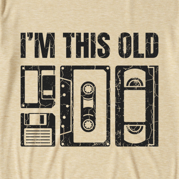 Im This Old Vintage Ultra Soft Heather Tee