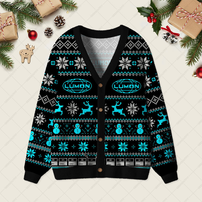 Lumon Geek Ugly Cardigan Sweaters 