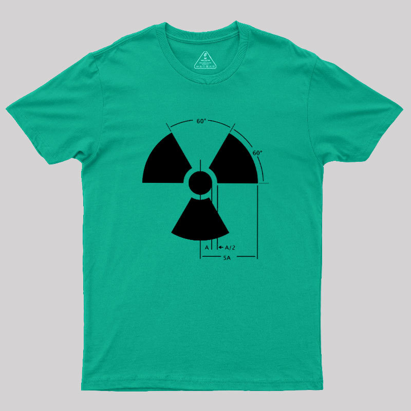 Warning Radiation Sign Geek T-Shirt