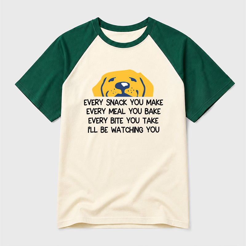 Every Snack You Make Geek Retro Raglan T-Shirt