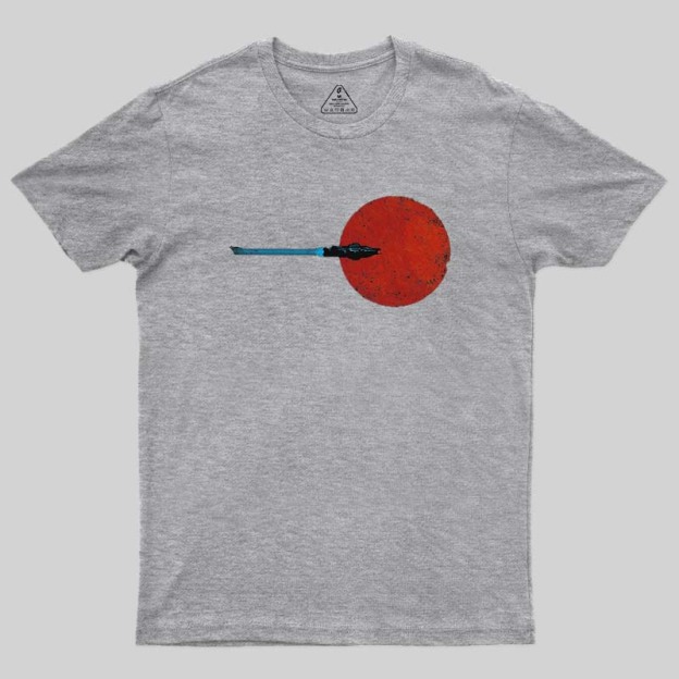 Flight Over Mars Geek T-Shirt