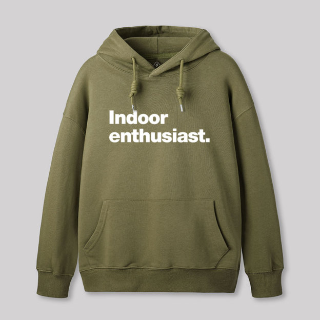 Indoor Enthusiast Premium Geek Hoodie