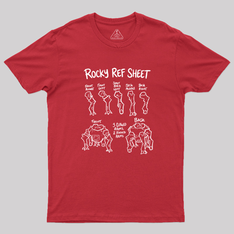 Rocky Ref Sheet Geek T-Shirt