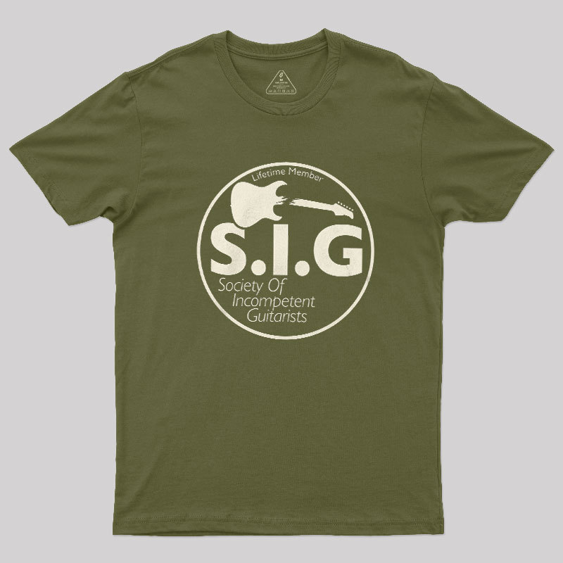 Society Of Incompetent Guitarists Geek T-Shirt
