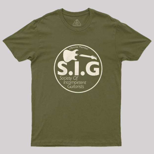 Society Of Incompetent Guitarists Geek T-Shirt