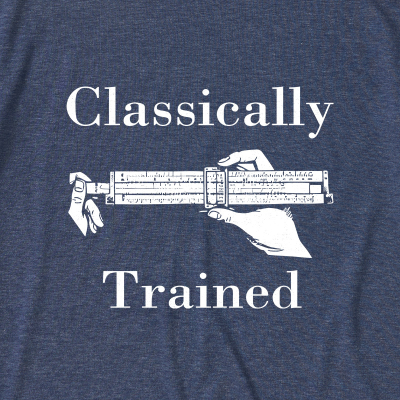 Slide Rule Classically Trained Ultra Soft Heather Tees