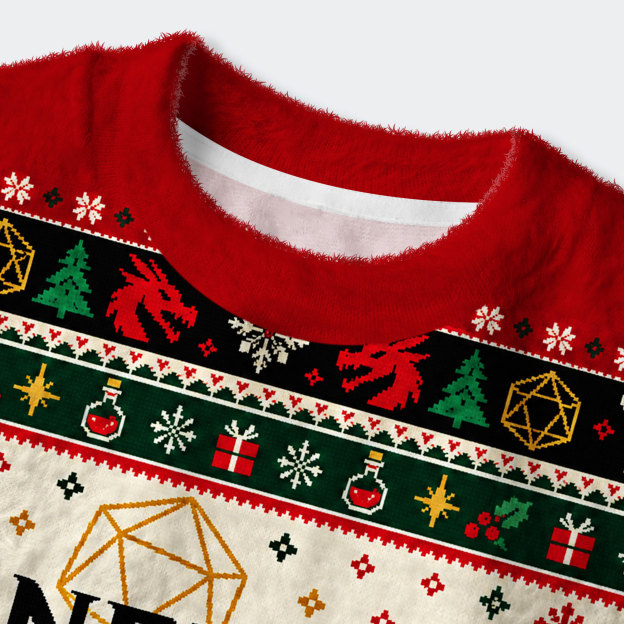 Nerd Geek Women's Fuzzy Fleece Cropped Sweater