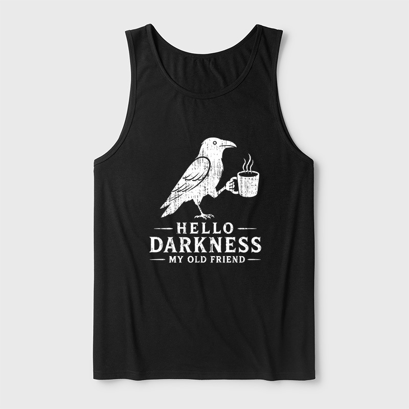Raven Crow Coffee Ultra Soft Heather Tank