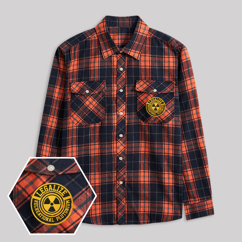 Atomic Humor Plaid Flannel Shirt