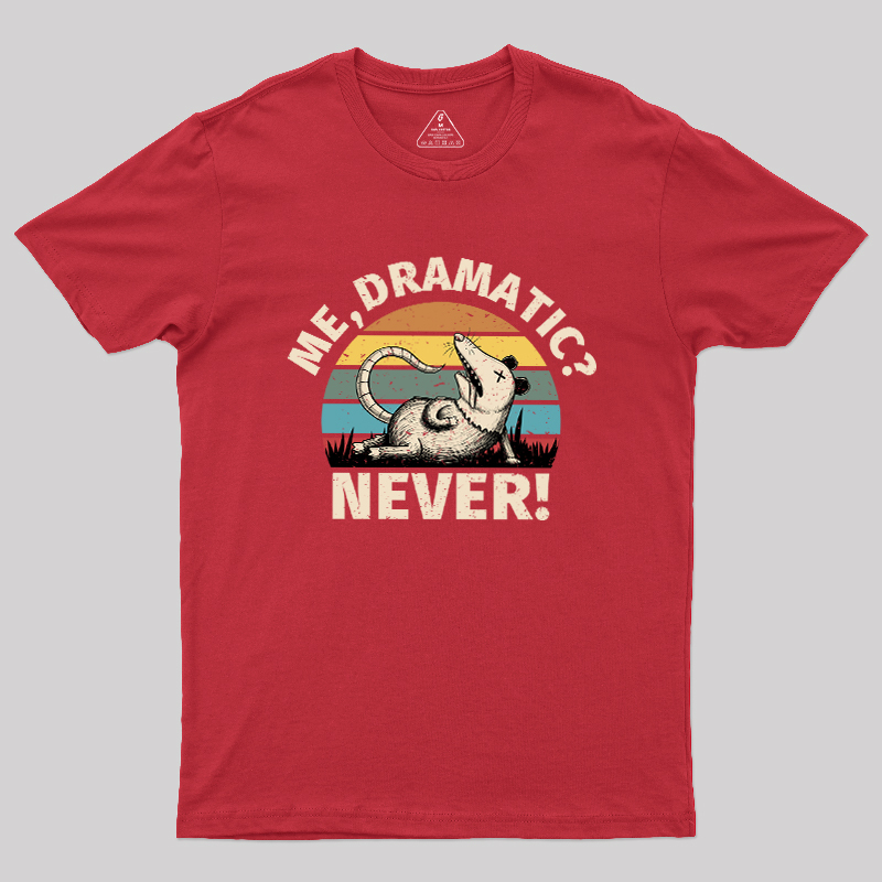 Dramatic Opossum Vibes Geek T-Shirt