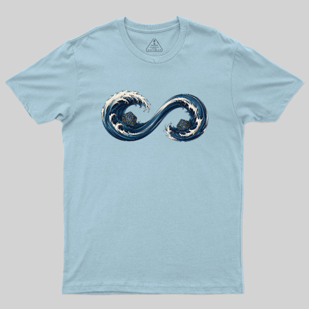 Endless TTRPG Ocean Dice Geek T-Shirt