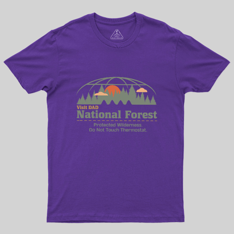 Visit Dad National Forest Geek T-Shirt