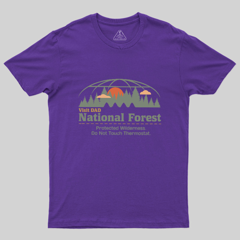 Visit Dad National Forest Geek T-Shirt