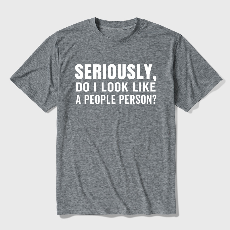 Not a People Person Ultra Soft Heather Tee