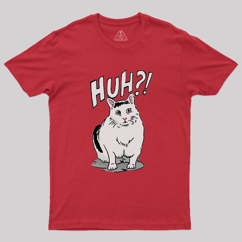 Huh Cat Geek T-Shirt