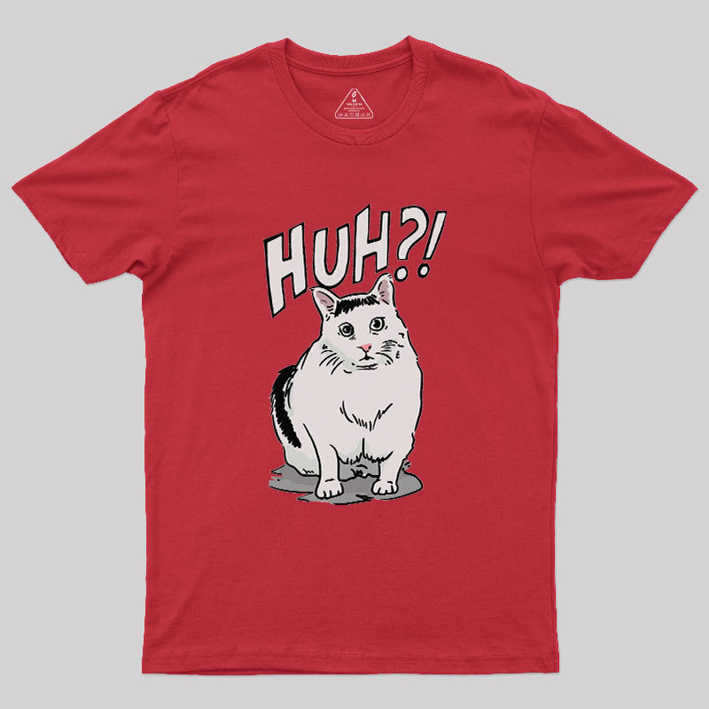 Huh Cat Geek T-Shirt