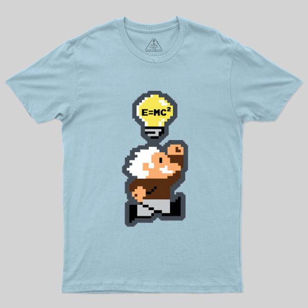 8‑Bit Einstein Geek T-Shirt