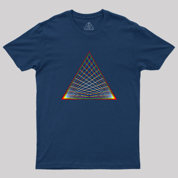 Prismatic Pyramid Geek T-Shirt
