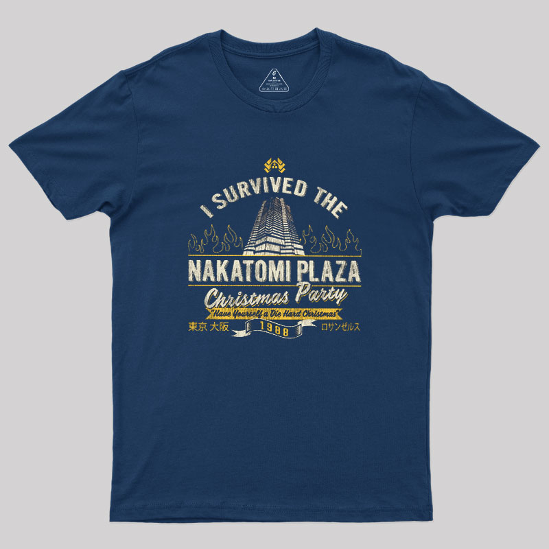 I Survived The Nakatomi Christmas Party Geek T-Shirt