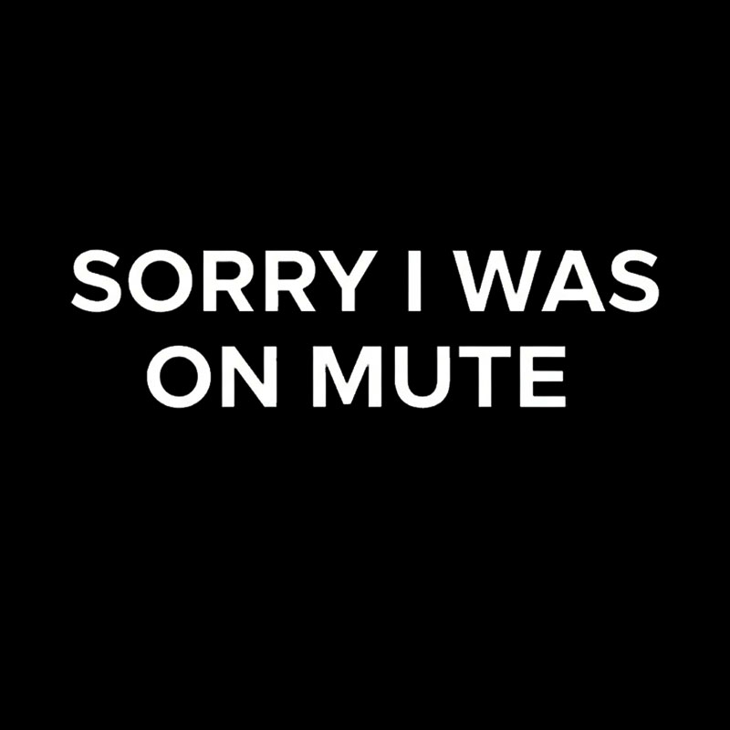 Sorry I Was On Mute Geek T-Shirt