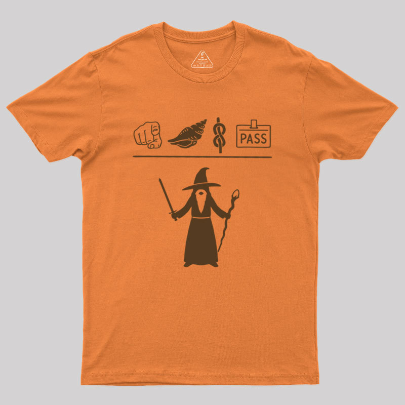 Wizard Hieroglyphs Geek T-Shirt
