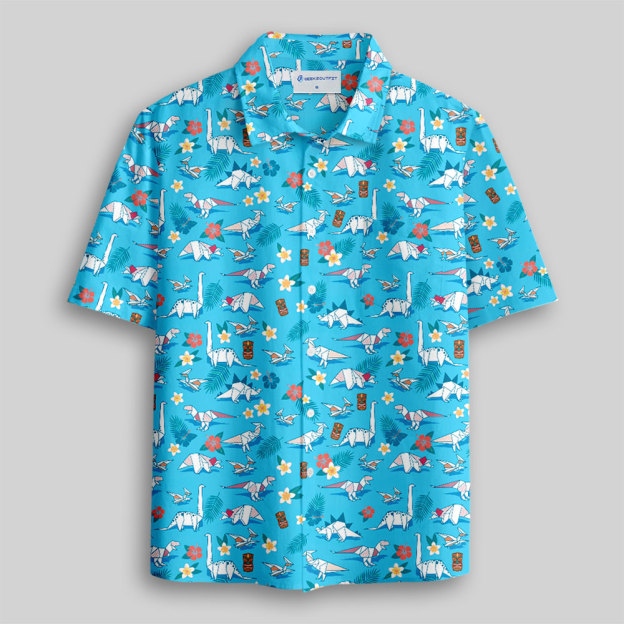 Paper Holiday Button Up Pocket Shirt