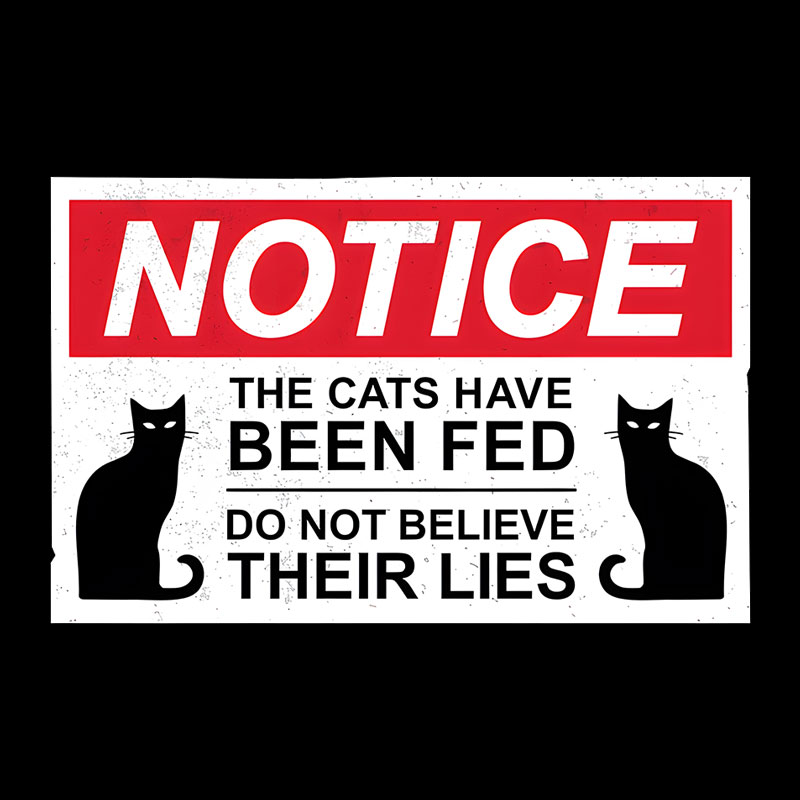 Cats Have Been Fed Geek T-Shirt