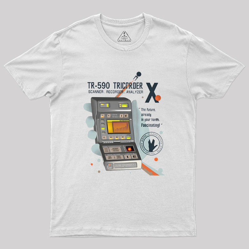TR-590 Tricorder Geek T-Shirt