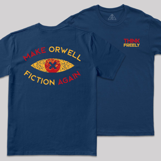 Think Freely Orwell Reimagined Geek T-Shirt