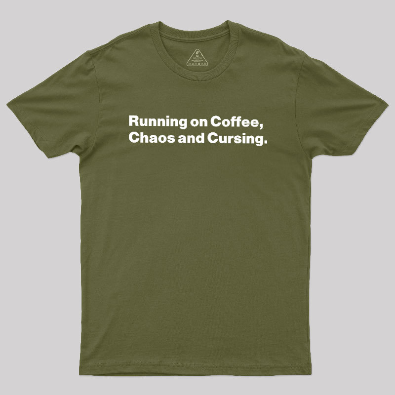 Running on Coffee Geek T-Shirt