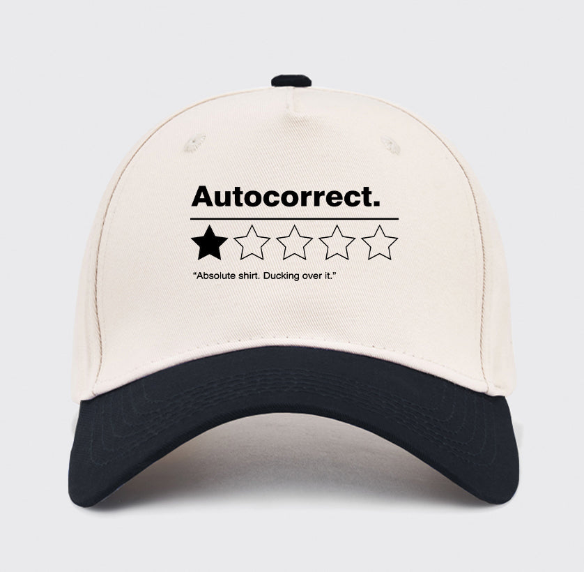 Autocorrect. Ducking over it Baseball Cap