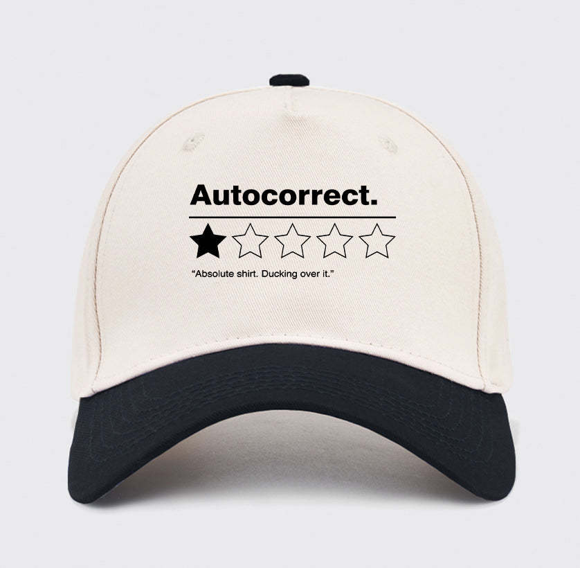 Autocorrect. Ducking over it Baseball Cap