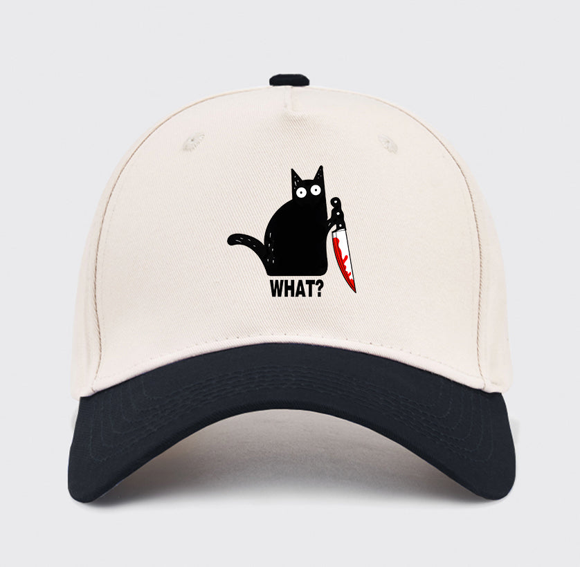 Spooky Lockdown Cat Baseball Cap